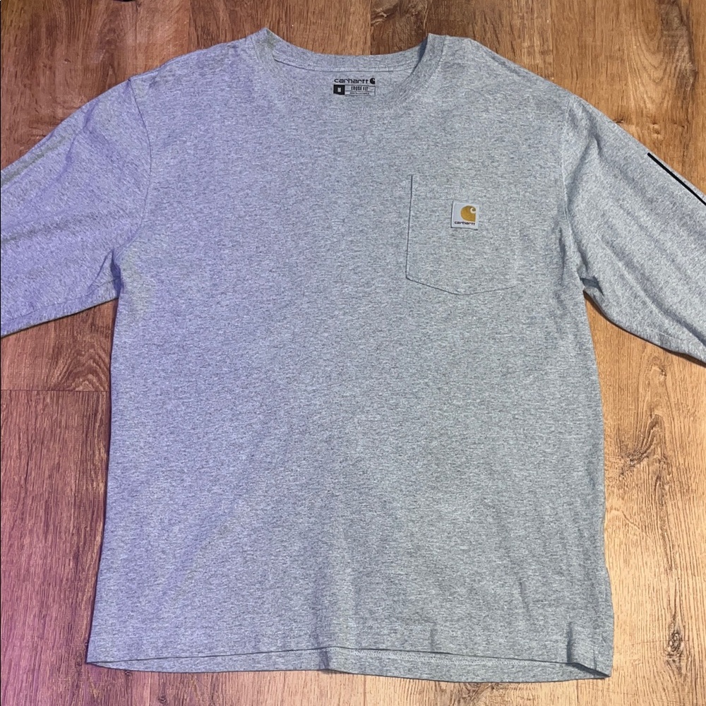 Carhartt Men's Gray Long Sleeve Tee